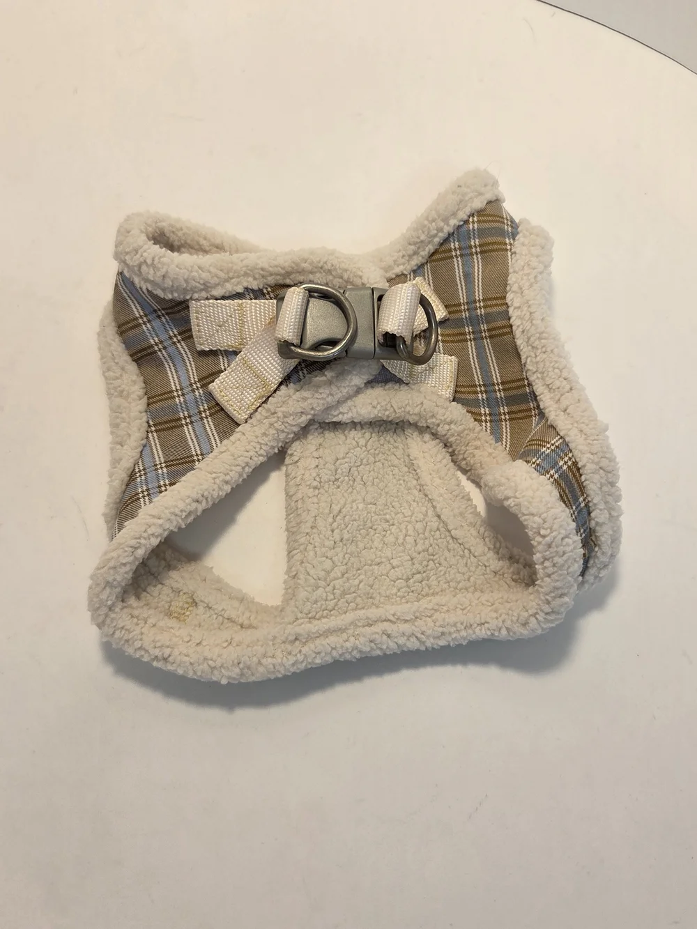 Dog Clothing Bundle SimplyDog Ruff’n Tough Hoodie & iDog Plaid Harness Vest 0366